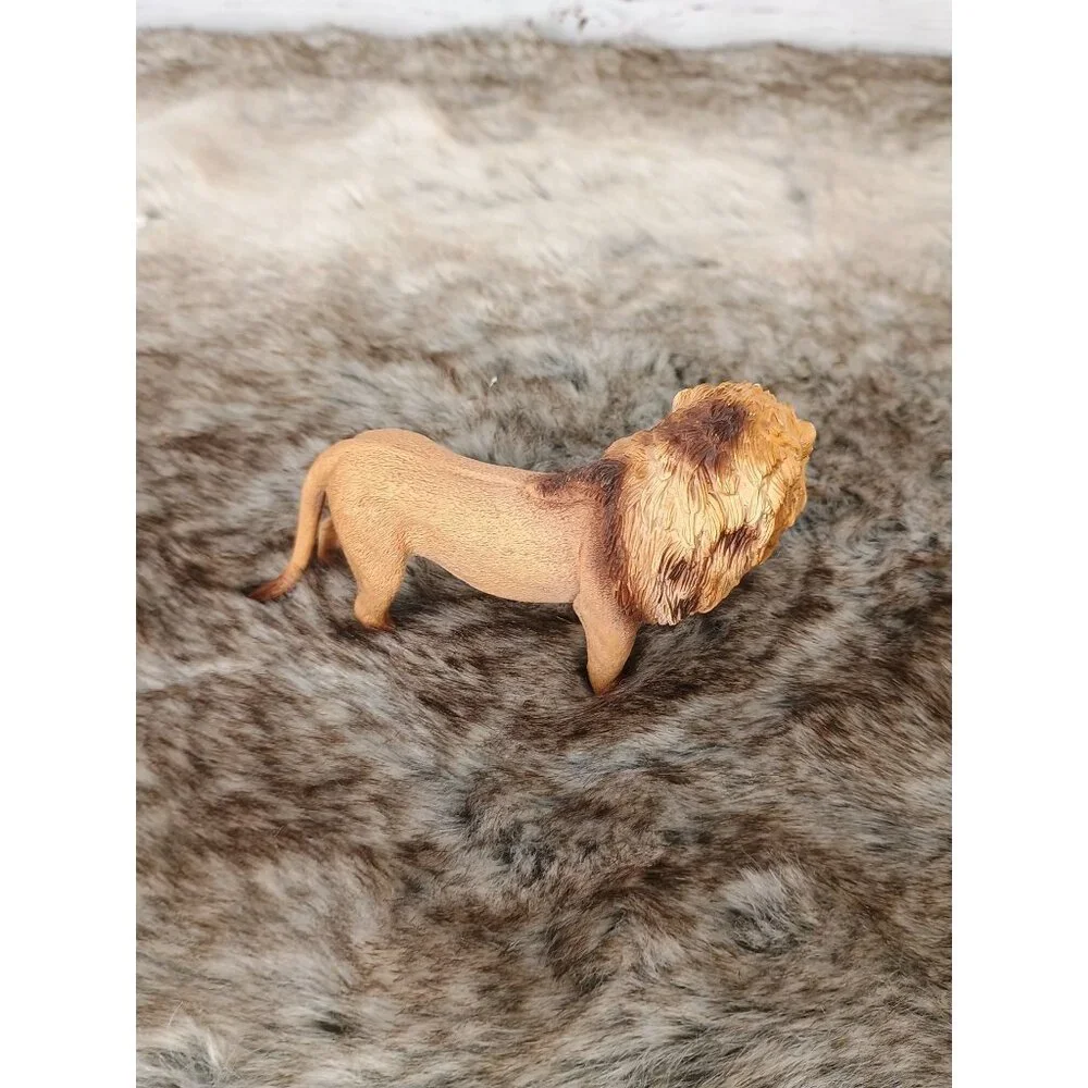 Realistic Schleich Lion Figurine Wildlife Animal Collectible Durable Plastic Toy